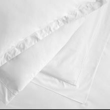 Load image into Gallery viewer, White Egyptian cotton duvet set - Satin stitching
